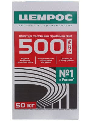Фото - Цемент М500 Д-0, мешок 50 кг